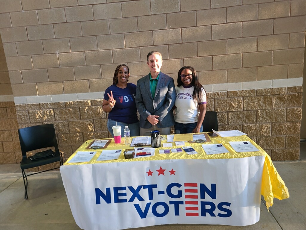 NextGen Voters at an outreach event